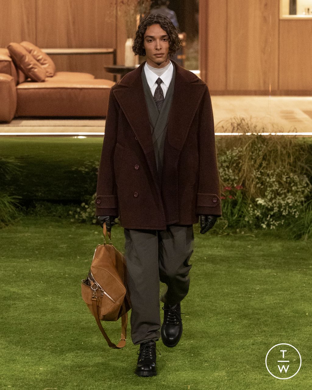 Fashion Week Paris Fall/Winter 2026 look 52 de la collection Louis Vuitton menswear