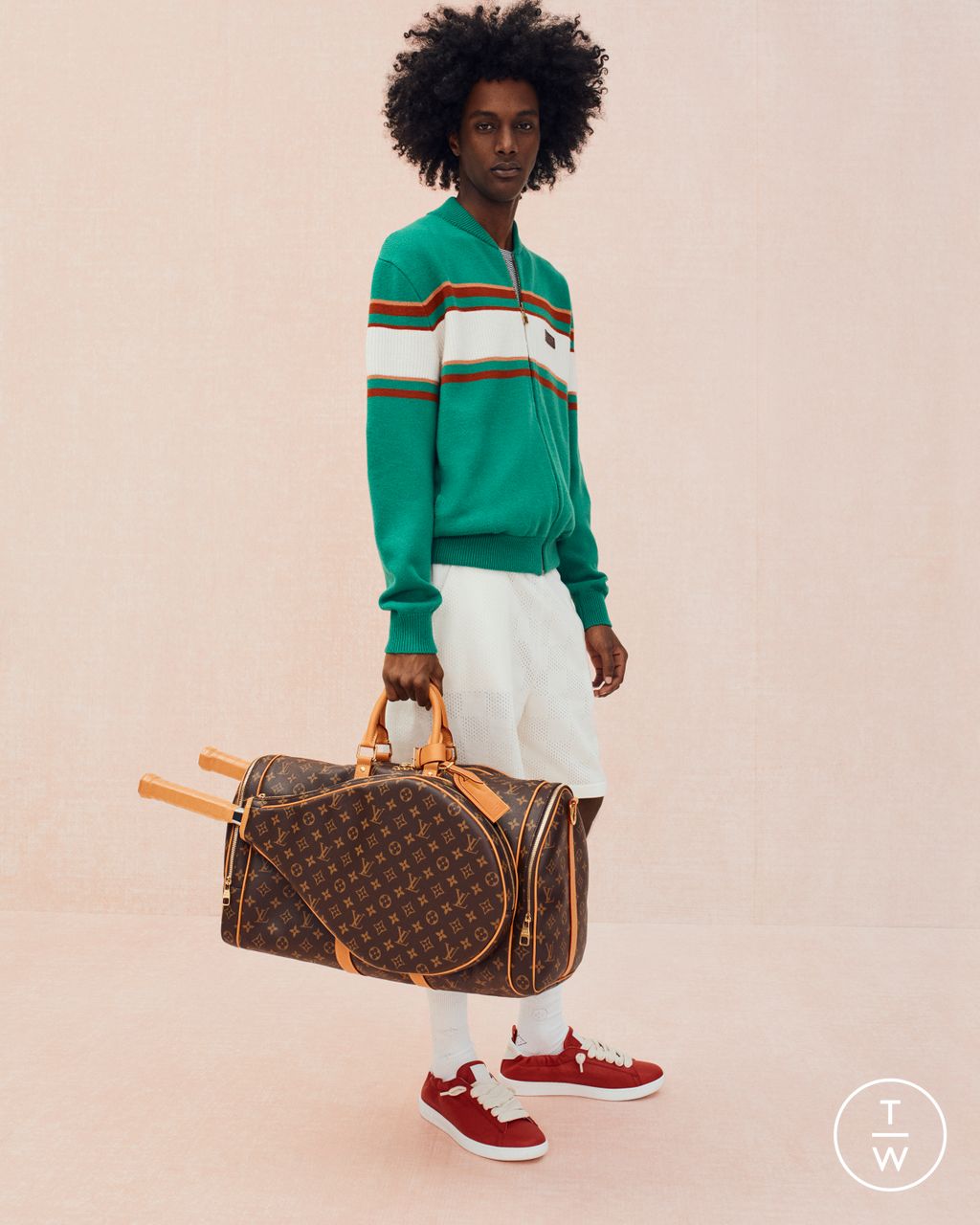 Fashion Week Paris Pre-Fall 2026 look 16 from the Louis Vuitton collection menswear