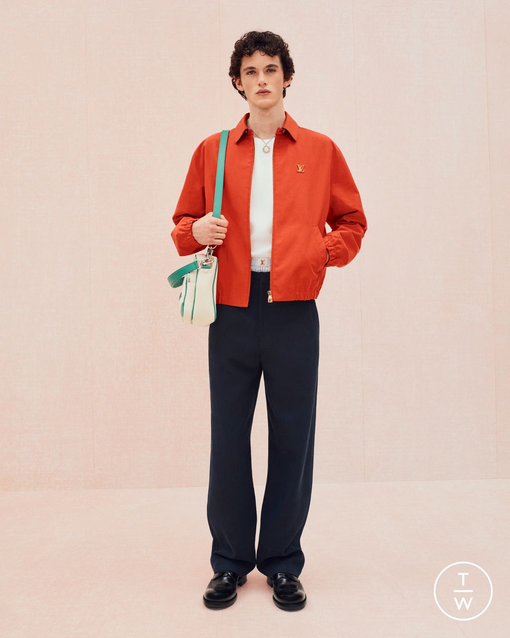 Fashion Week Paris Pre-Fall 2026 look 33 from the Louis Vuitton collection menswear