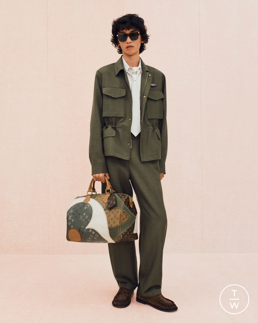 Fashion Week Paris Pre-Fall 2026 look 4 from the Louis Vuitton collection menswear