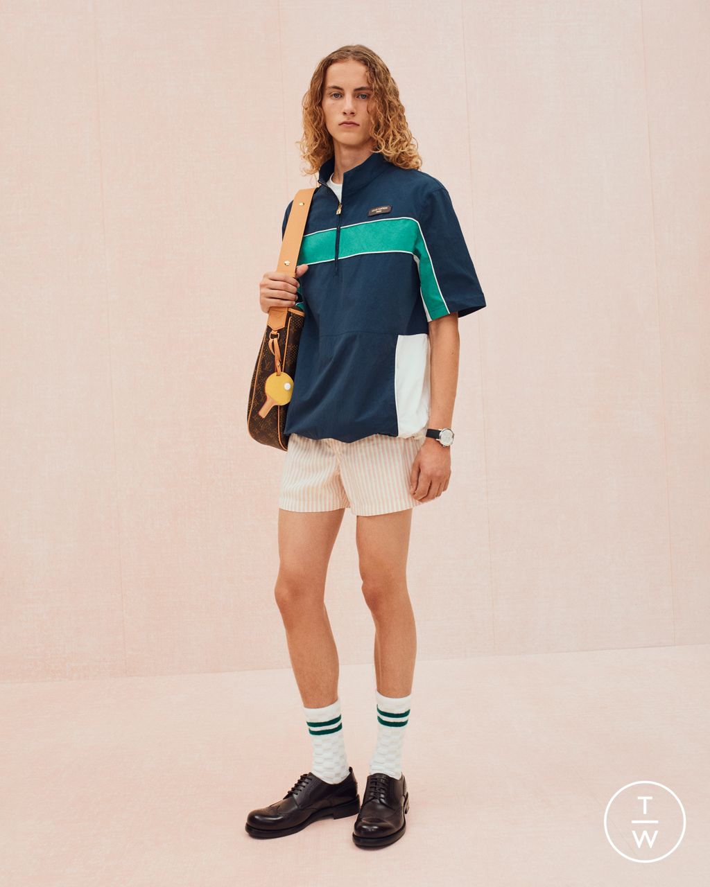 Fashion Week Paris Pre-Fall 2026 look 40 from the Louis Vuitton collection menswear