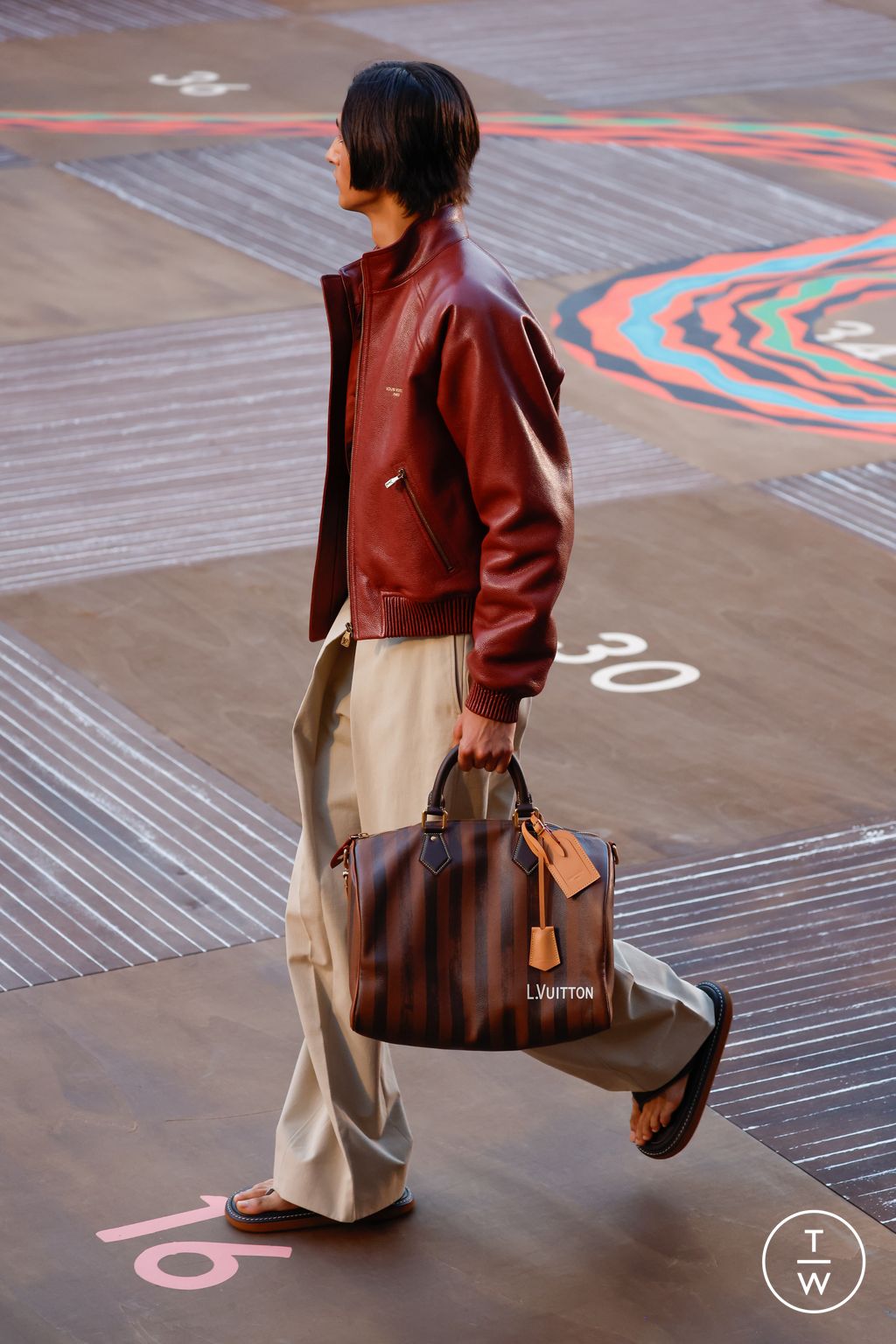 Fashion Week Paris Spring/Summer 2026 look 10 de la collection Louis Vuitton menswear accessories