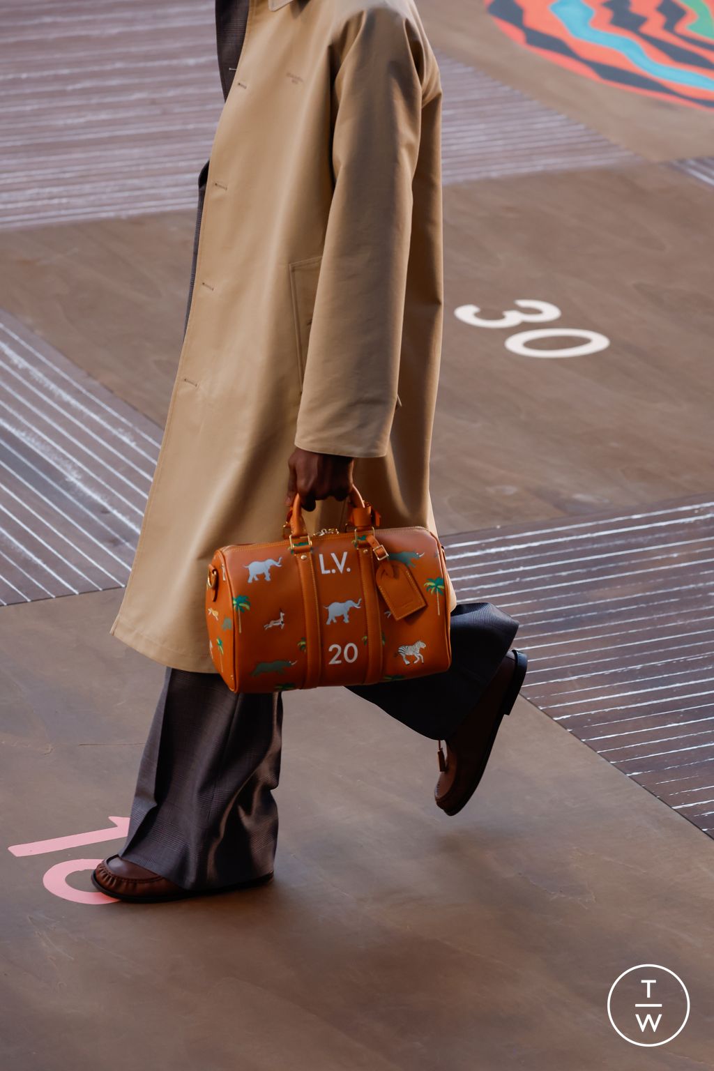 Fashion Week Paris Spring/Summer 2026 look 14 from the Louis Vuitton collection menswear accessories