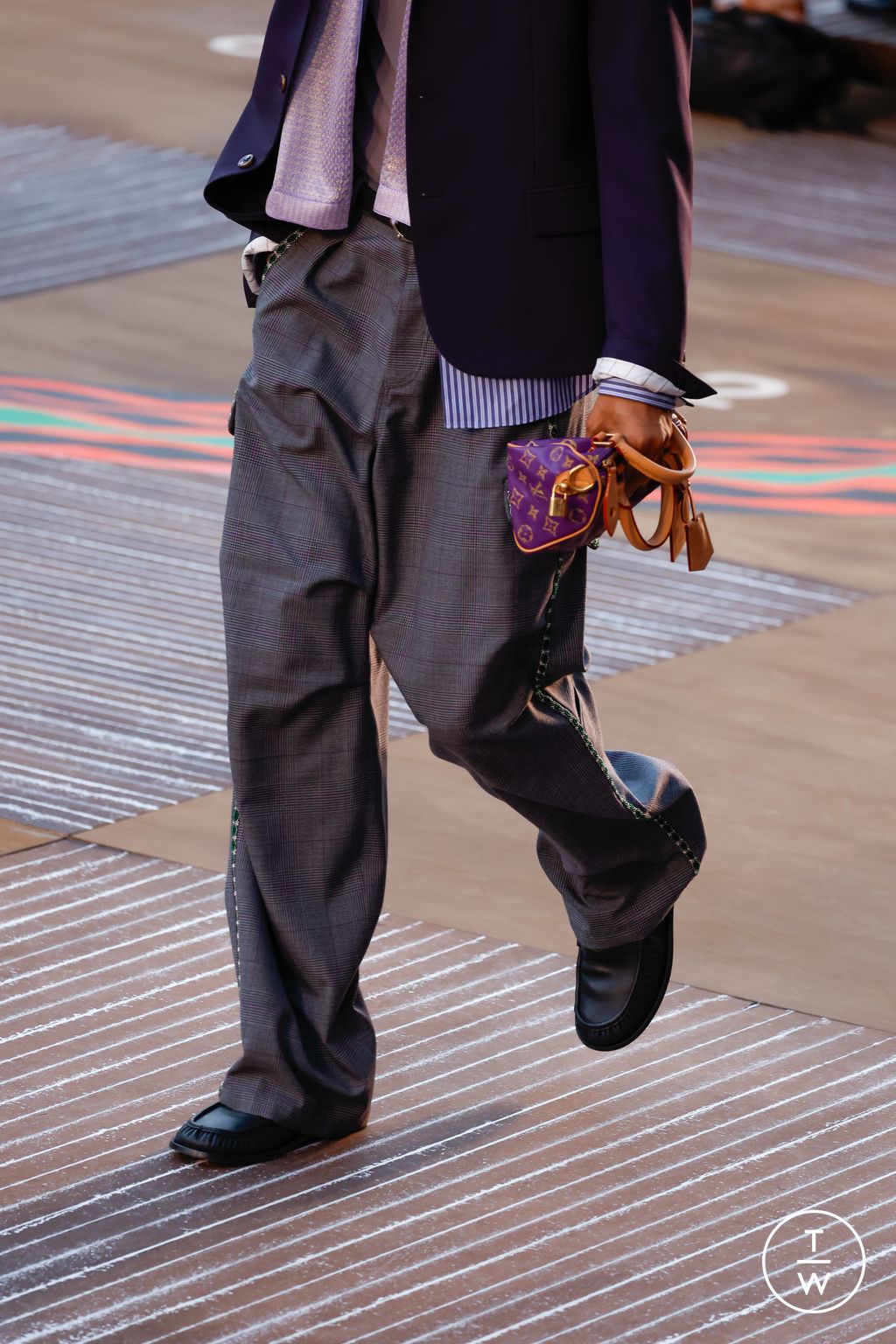 Fashion Week Paris Spring/Summer 2026 look 2 from the Louis Vuitton collection menswear accessories