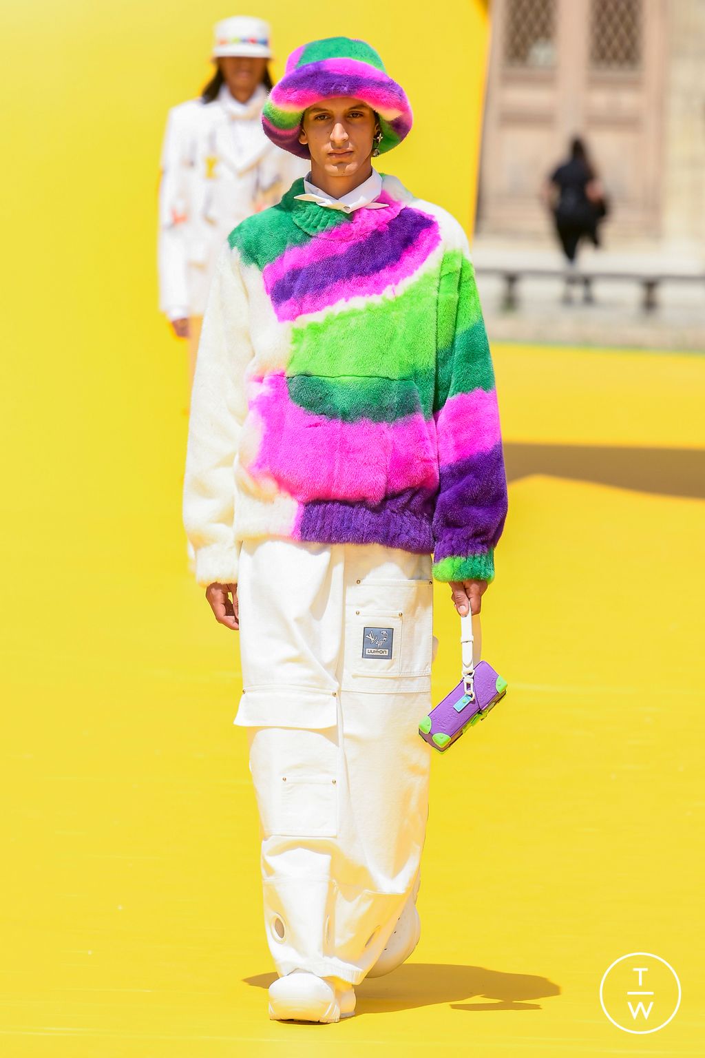 Fashion Week Paris Spring/Summer 2023 look 47 from the Louis Vuitton collection menswear