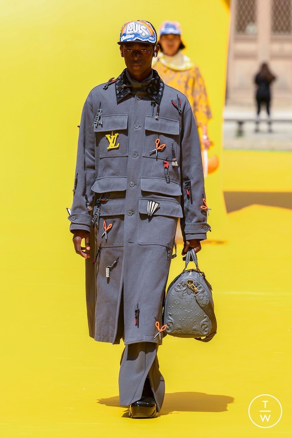 Fashion Week Paris Spring/Summer 2023 look 52 from the Louis Vuitton collection menswear