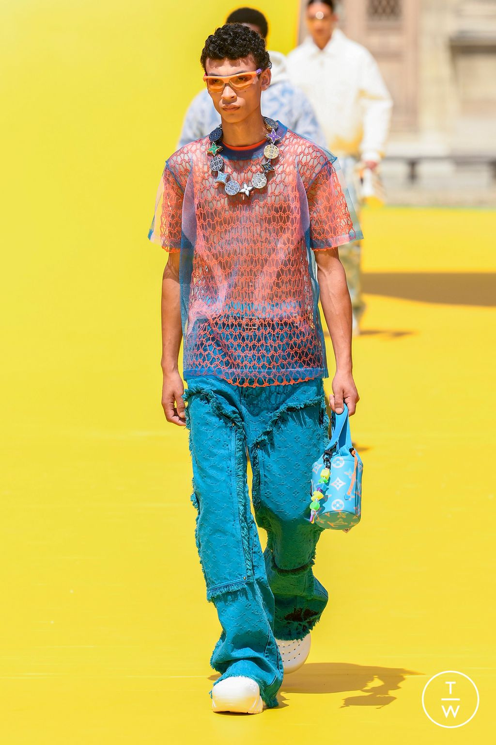 Fashion Week Paris Spring/Summer 2023 look 57 from the Louis Vuitton collection menswear