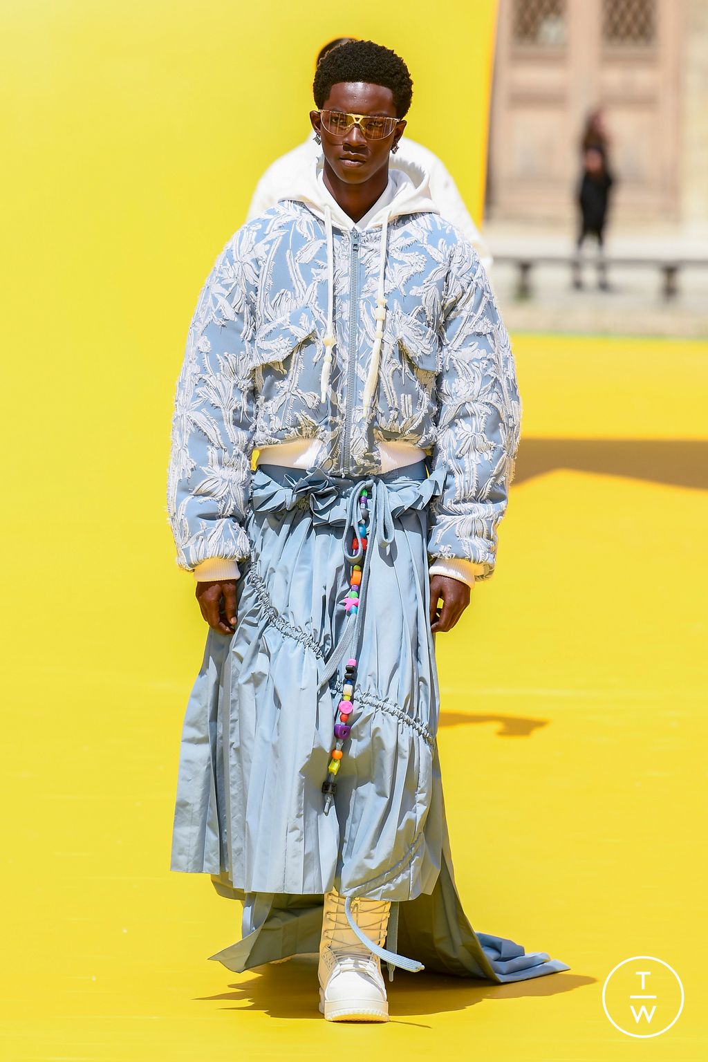 Fashion Week Paris Spring/Summer 2023 look 58 from the Louis Vuitton collection menswear