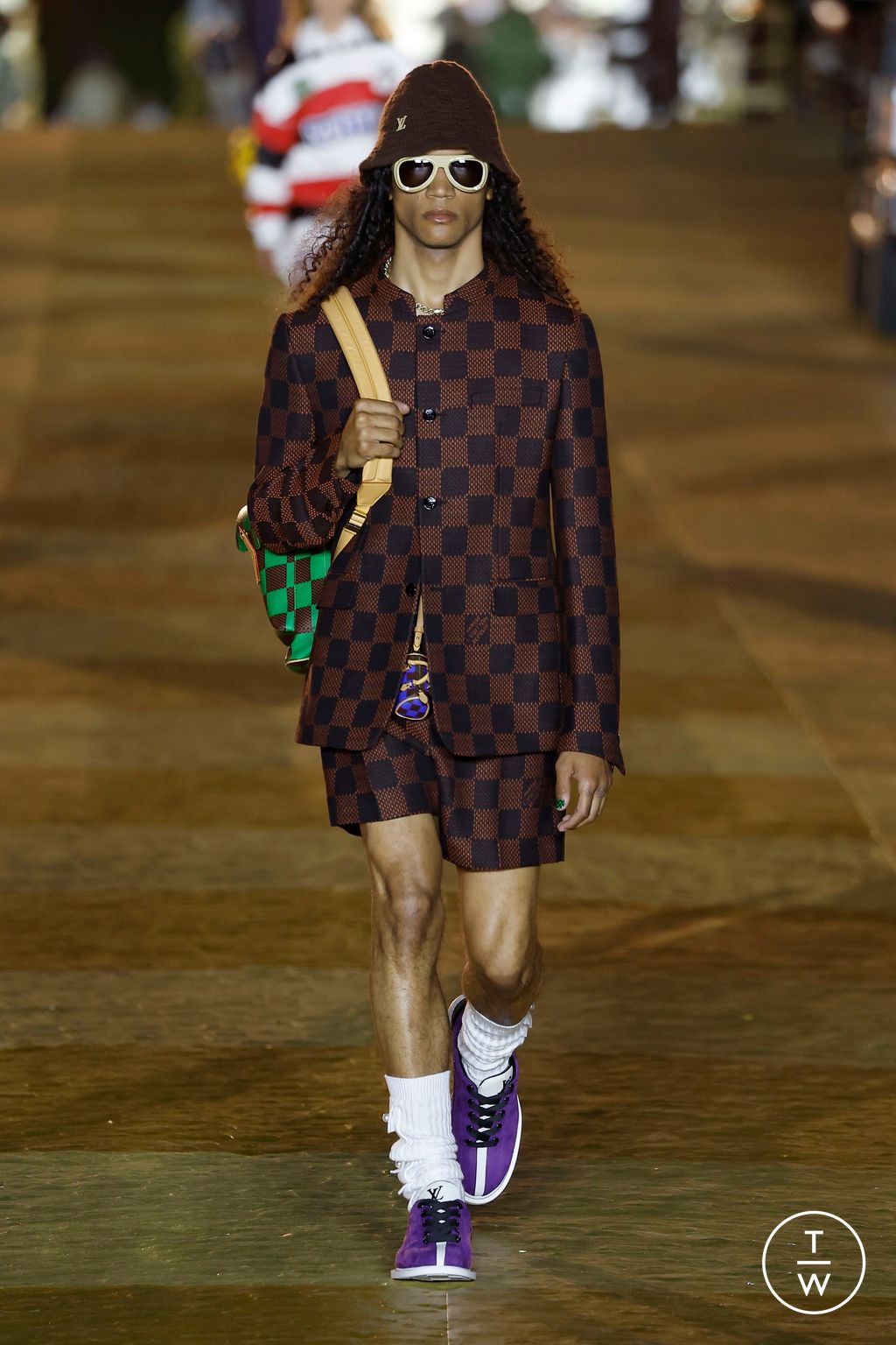 Fashion Week Paris Spring/Summer 2024 look 25 from the Louis Vuitton collection menswear