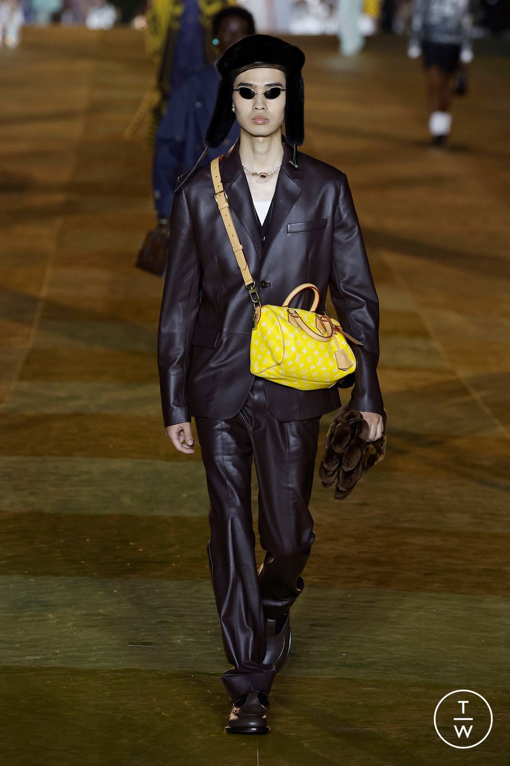 Fashion Week Paris Spring/Summer 2024 look 48 from the Louis Vuitton collection menswear