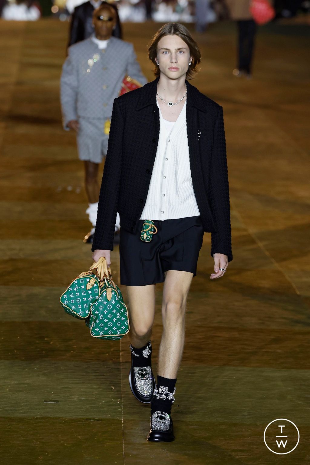 Fashion Week Paris Spring/Summer 2024 look 65 from the Louis Vuitton collection menswear
