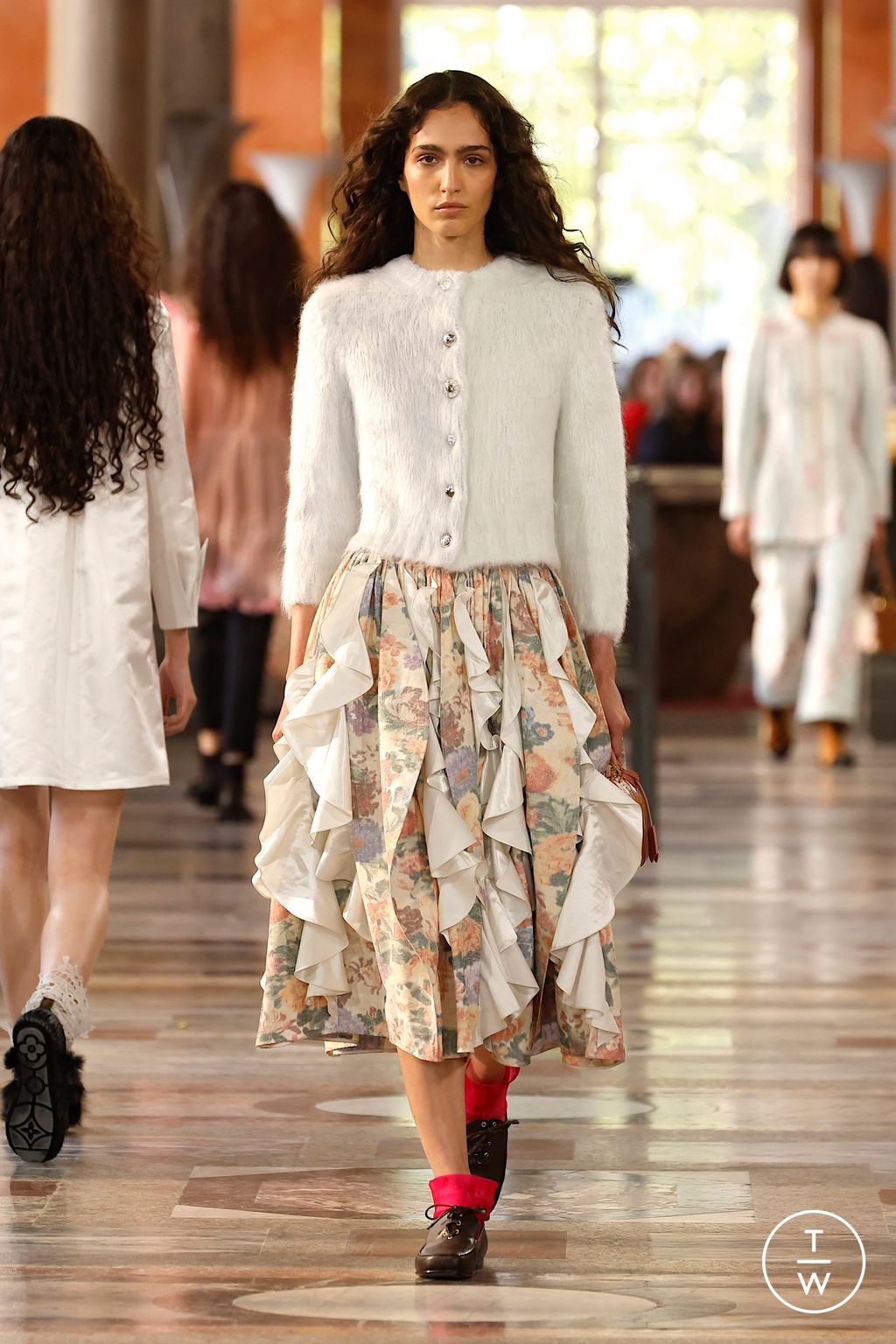 Fashion Week Paris Spring/Summer 2026 look 20 from the Louis Vuitton collection womenswear