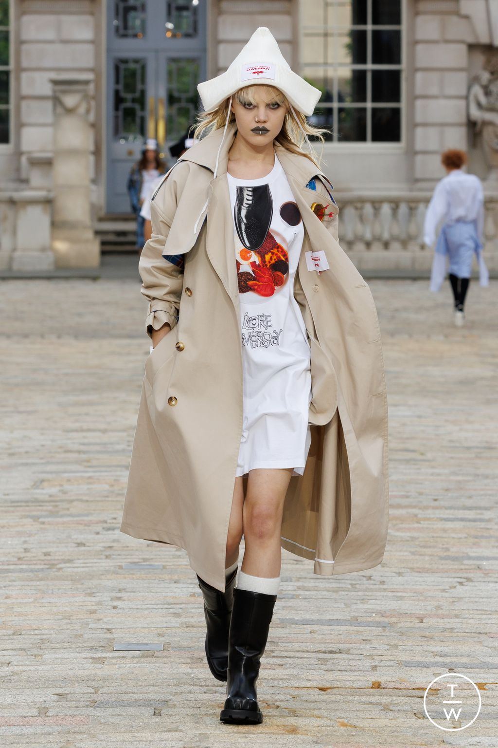 Fashion Week London Spring-Summer 2025 look 16 from the Charles Jeffrey LOVERBOY collection menswear
