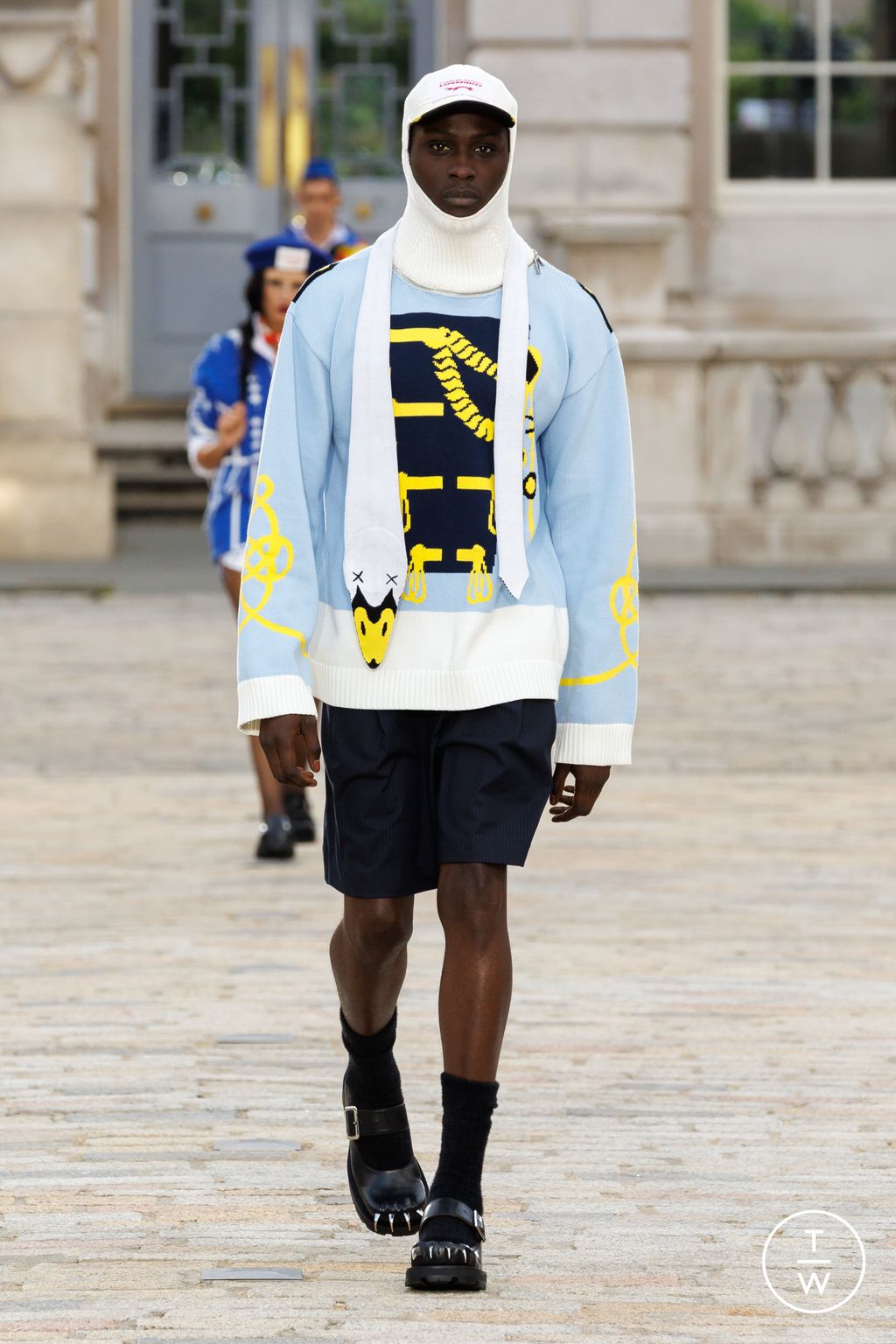 Fashion Week London Spring-Summer 2025 look 29 from the Charles Jeffrey LOVERBOY collection 男装