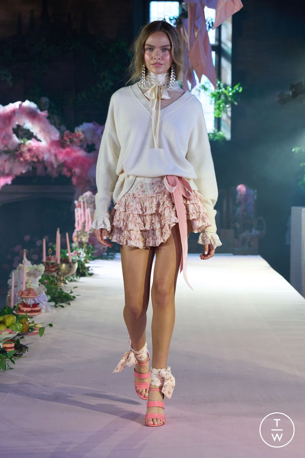 Fashion Week New York Spring/Summer 2024 look 2 from the LoveShackFancy collection womenswear