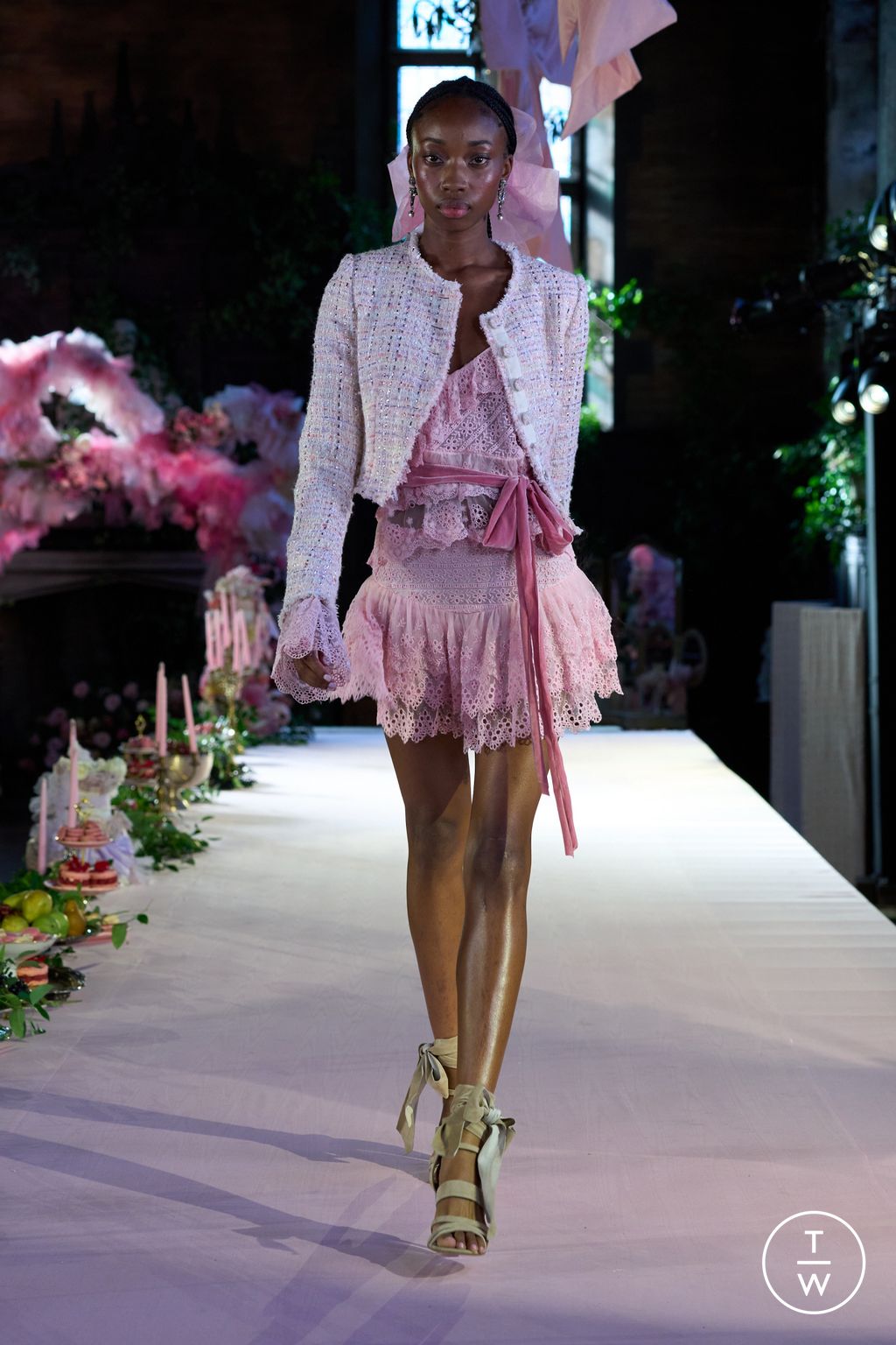 Fashion Week New York Spring/Summer 2024 look 18 from the LoveShackFancy collection womenswear