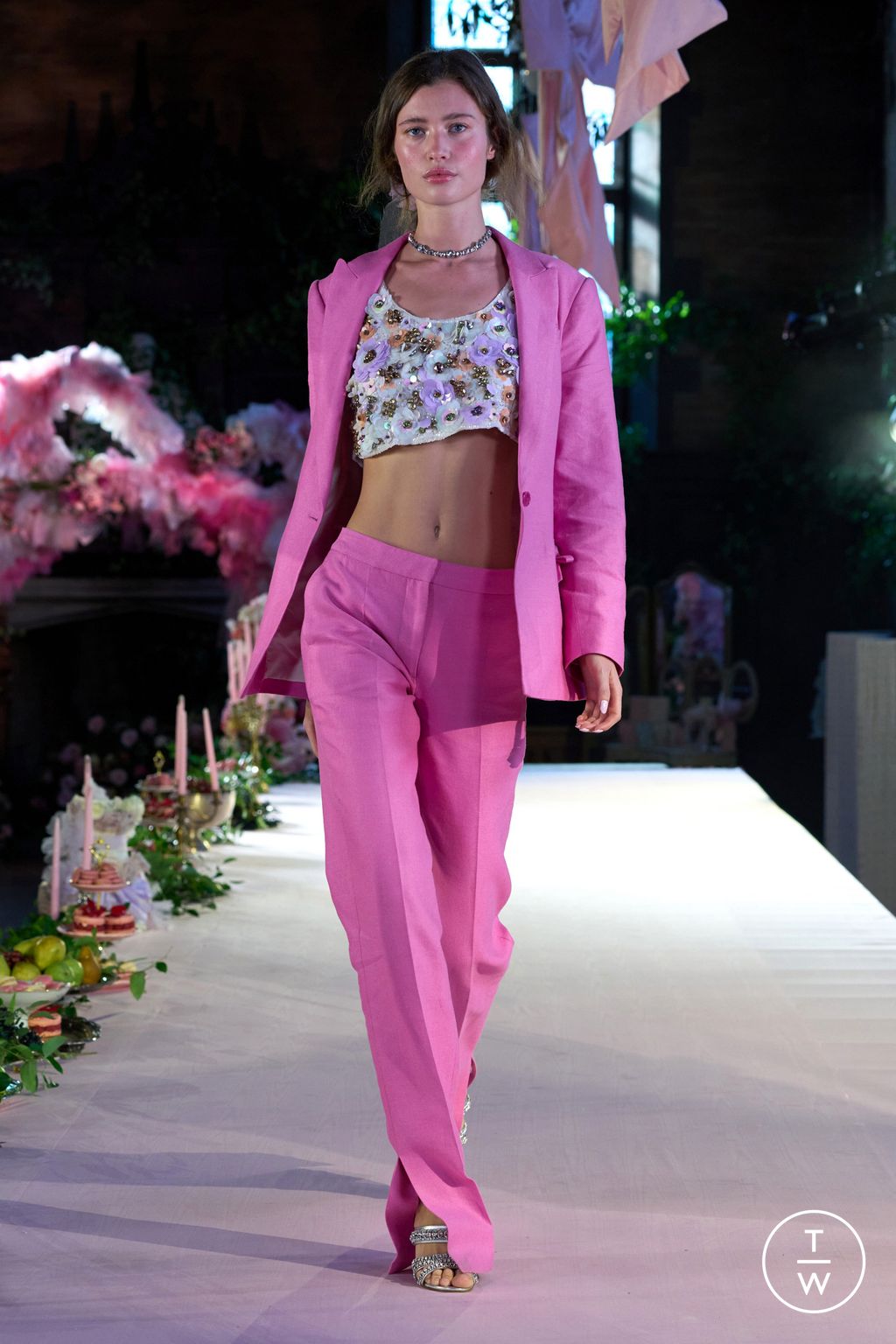 Fashion Week New York Spring/Summer 2024 look 25 from the LoveShackFancy collection womenswear