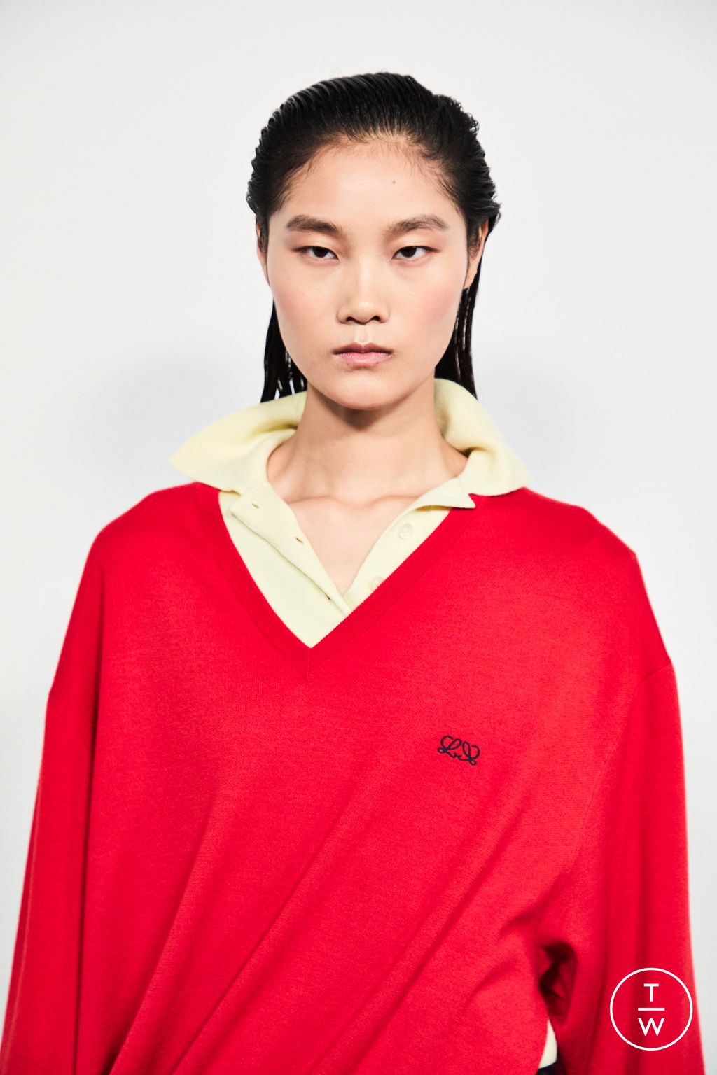 Fashion Week Paris Spring/Summer 2026 look 81 from the Loewe collection womenswear accessories