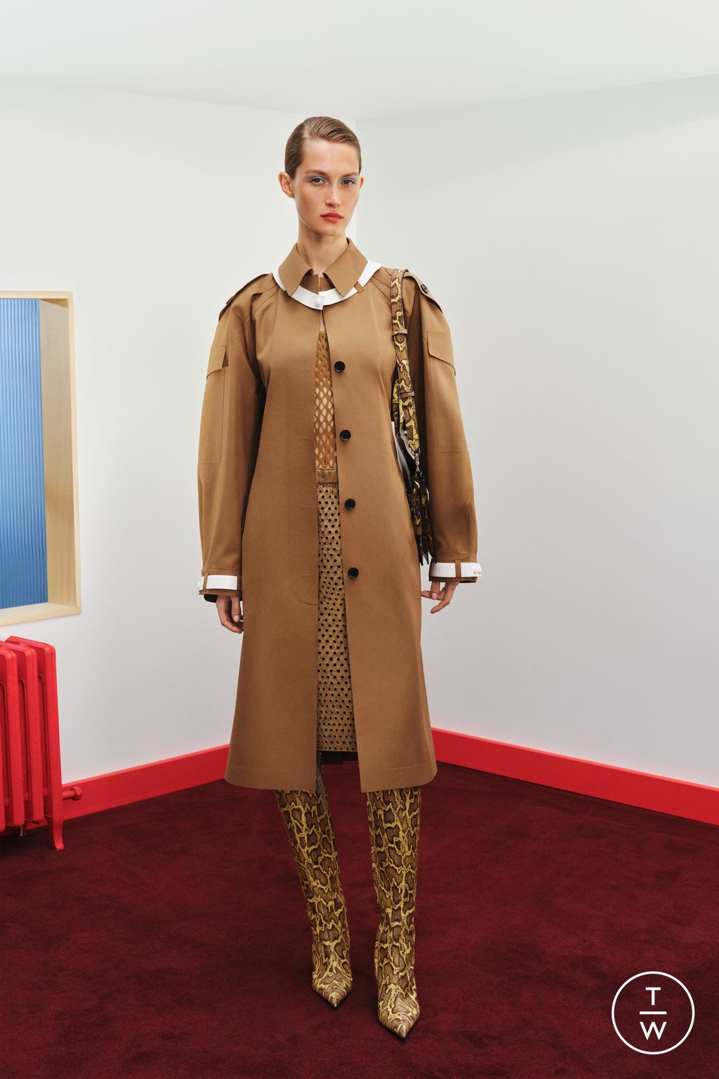 Fashion Week New York Resort 2025 look 5 from the Tory Burch collection womenswear