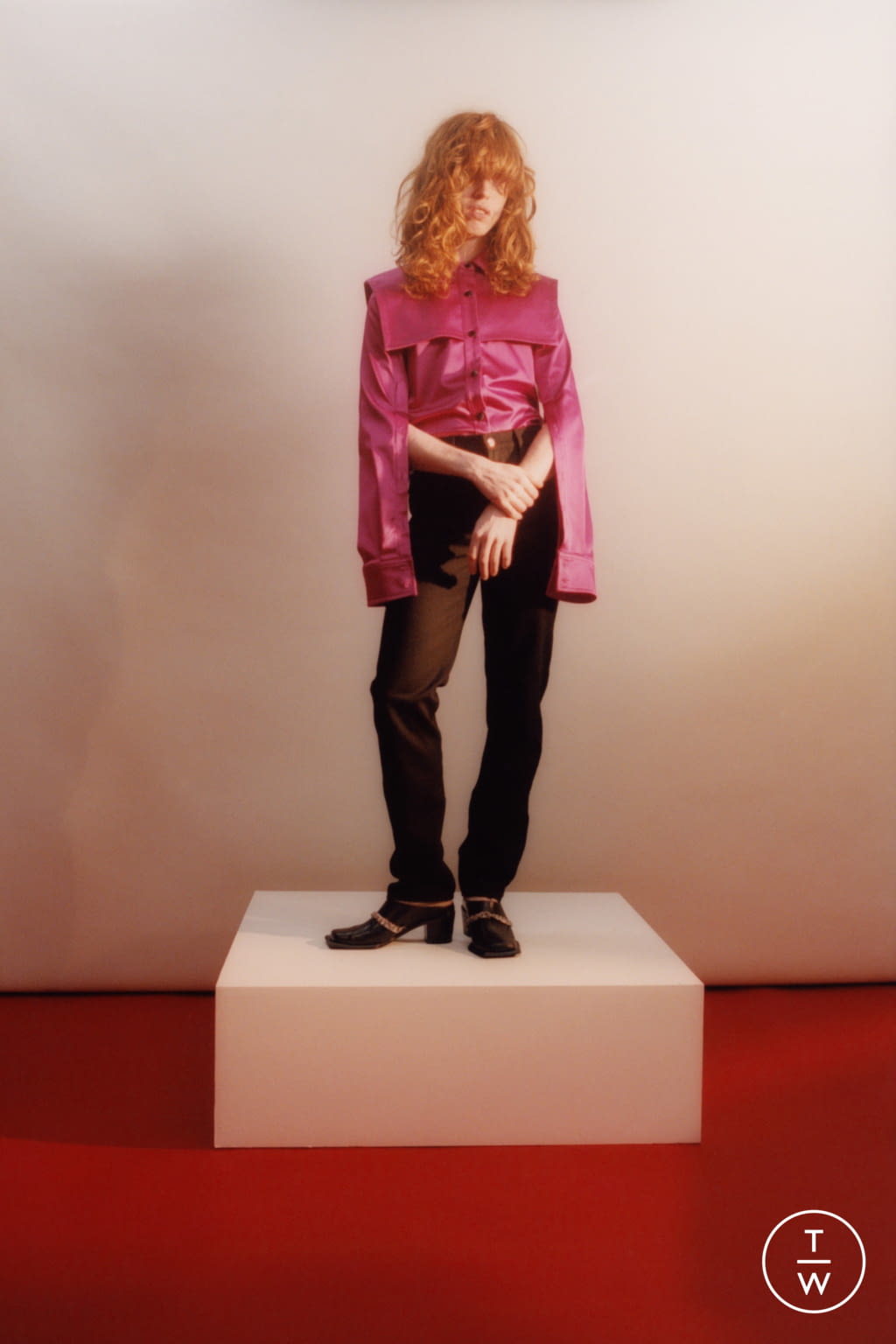 Fashion Week New York Fall/Winter 2021 look 6 from the LRS collection 女装