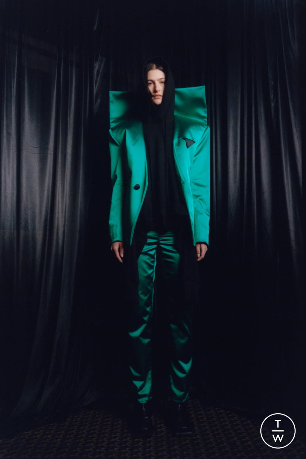 Fashion Week New York Fall/Winter 2021 look 12 from the LRS collection womenswear