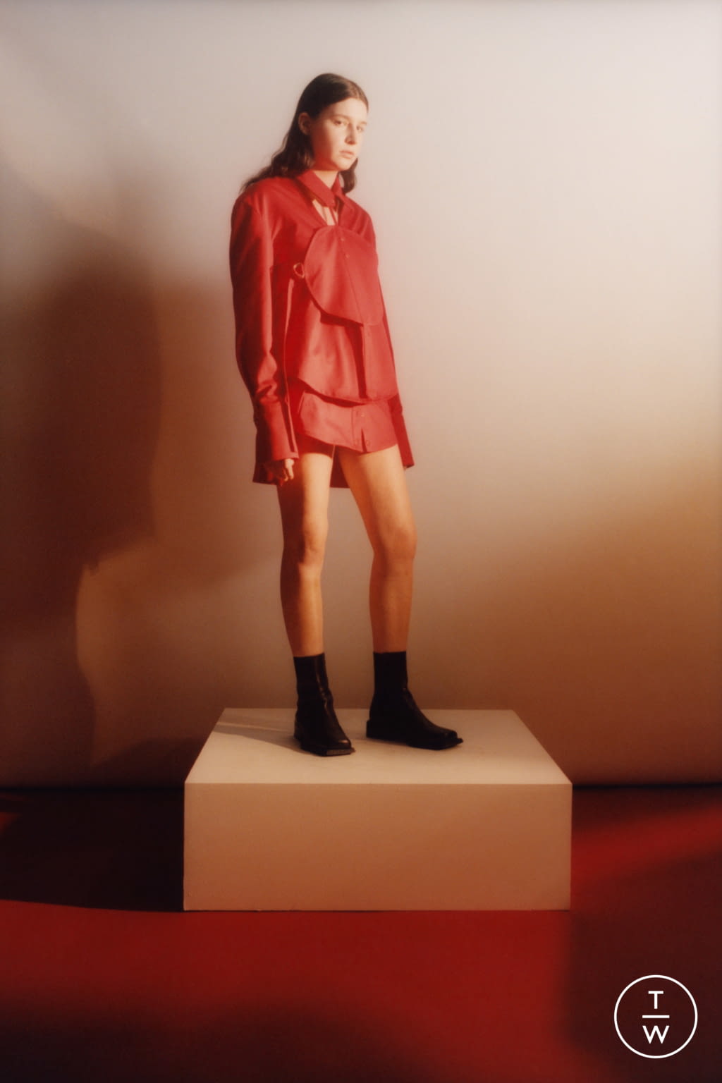 Fashion Week New York Fall/Winter 2021 look 17 from the LRS collection 女装