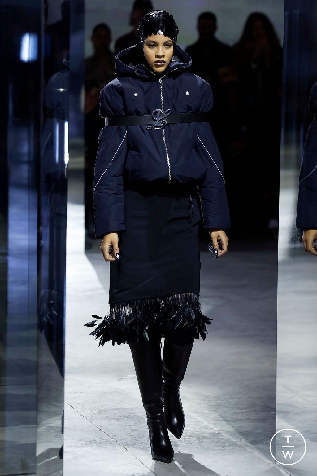 Fashion Week New York Fall/Winter 2023 look 13 from the Luar collection 女装