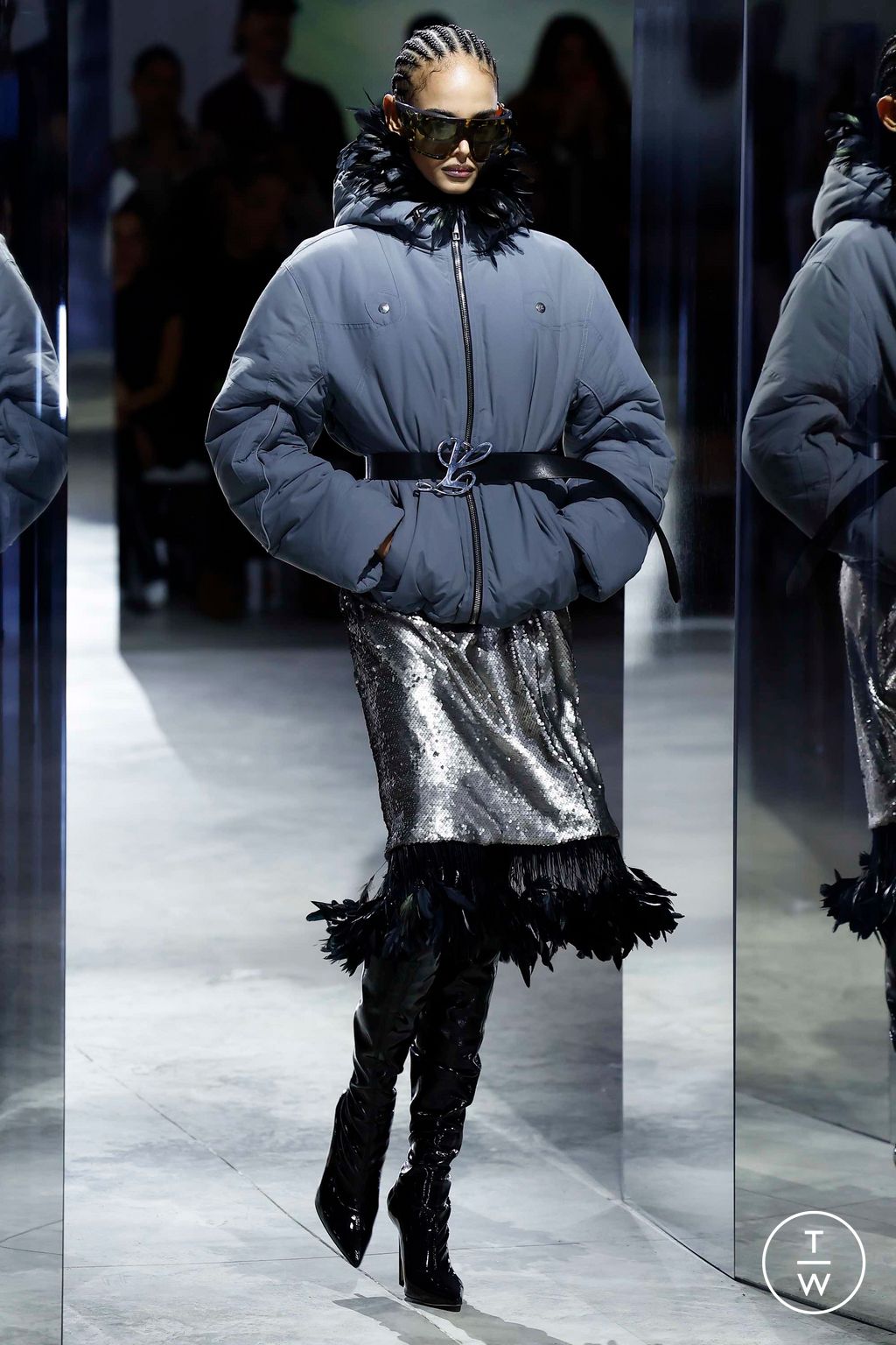 Fashion Week New York Fall/Winter 2023 look 14 from the Luar collection womenswear
