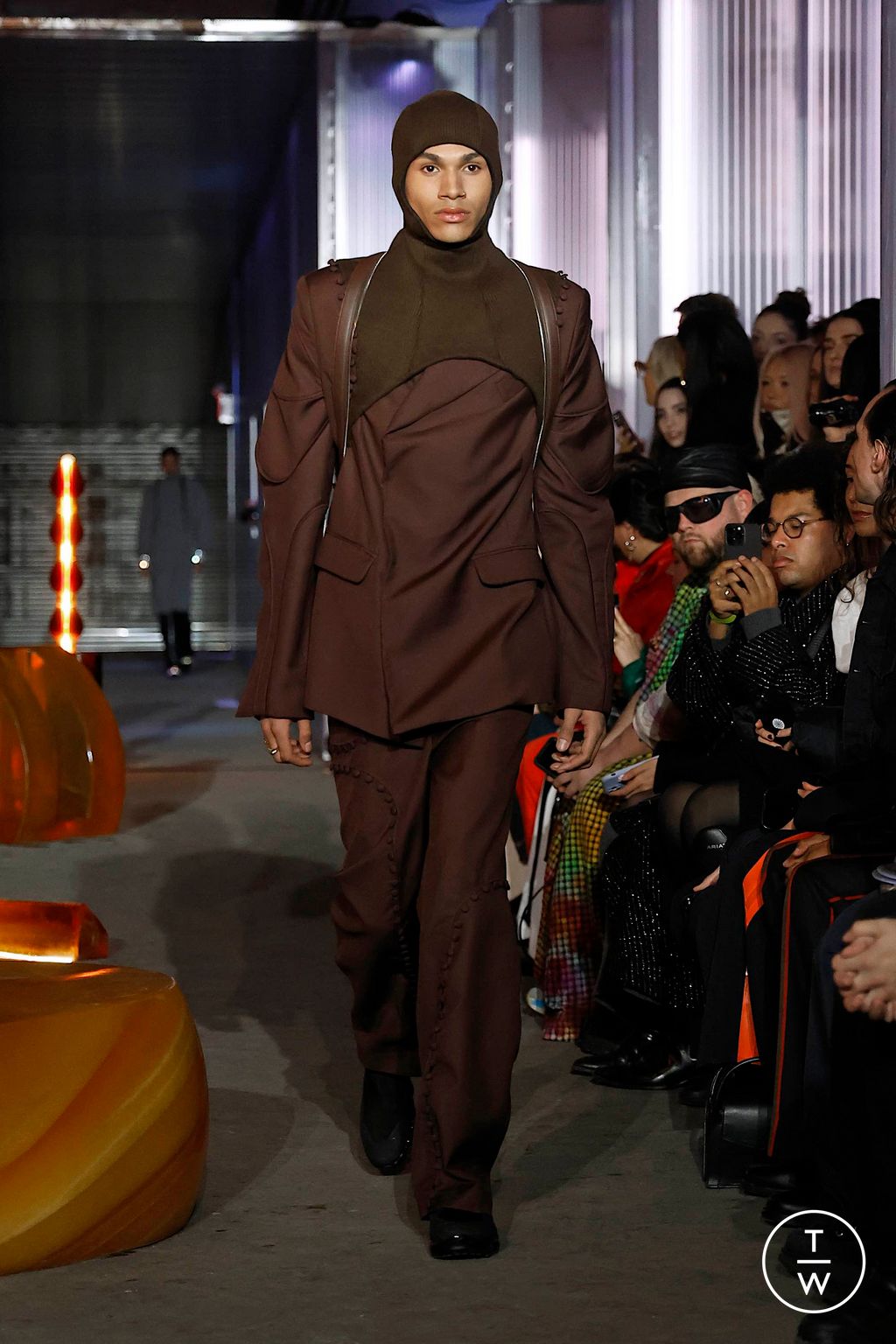 Fashion Week New York Fall/Winter 2024 look 8 from the Luar collection 女装