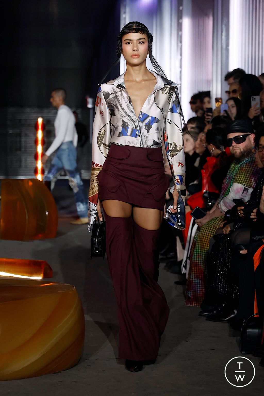 Fashion Week New York Fall/Winter 2024 look 17 from the Luar collection 女装