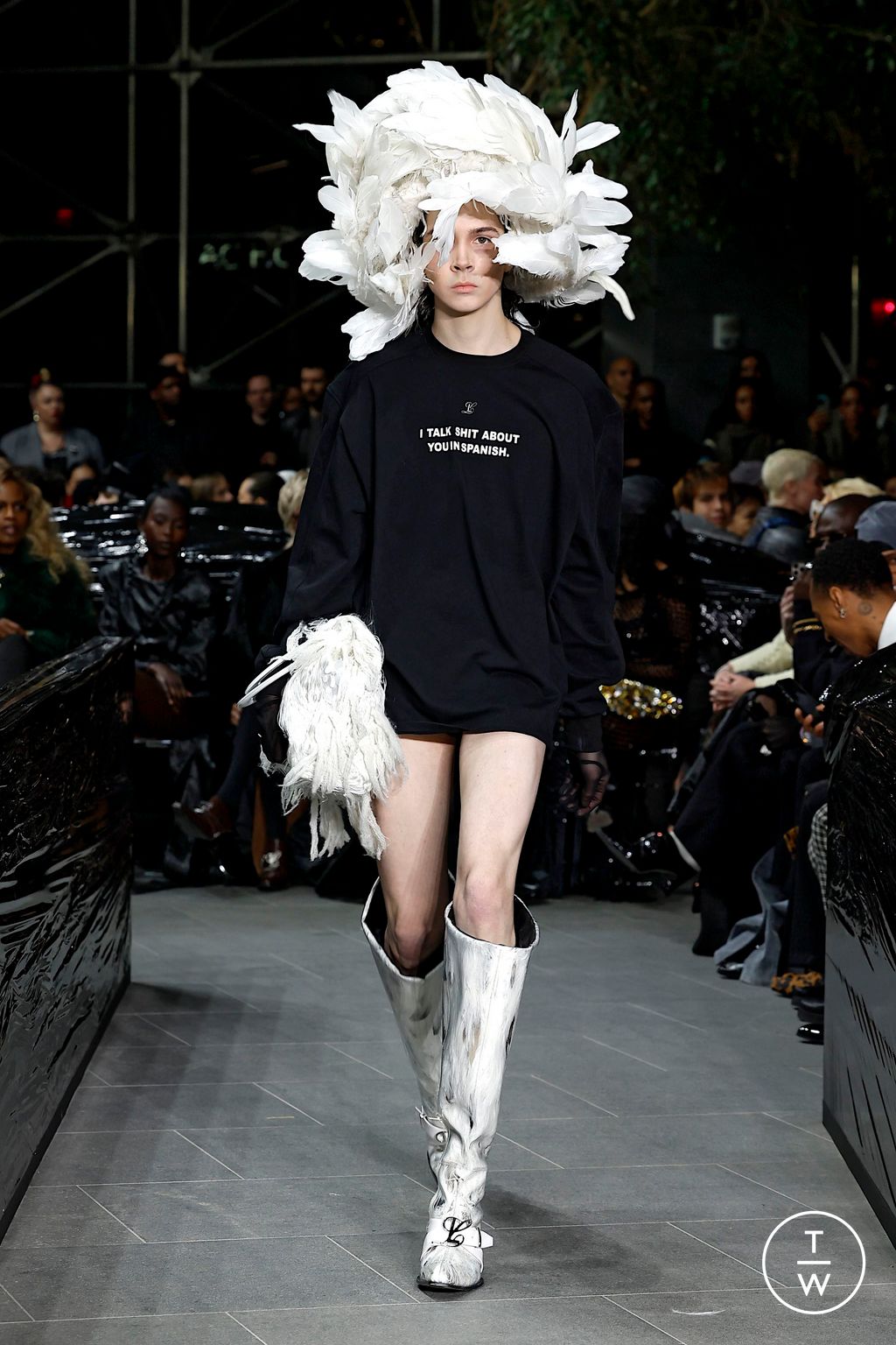Fashion Week New York Fall/Winter 2025 look 24 from the Luar collection womenswear
