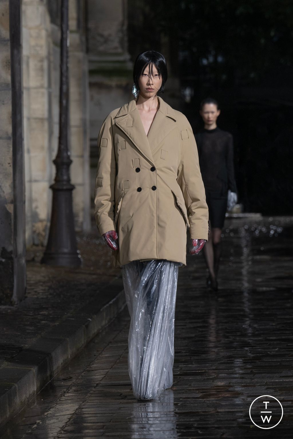 Fashion Week Paris Fall/Winter 2024 look 6 from the Lùchen collection womenswear