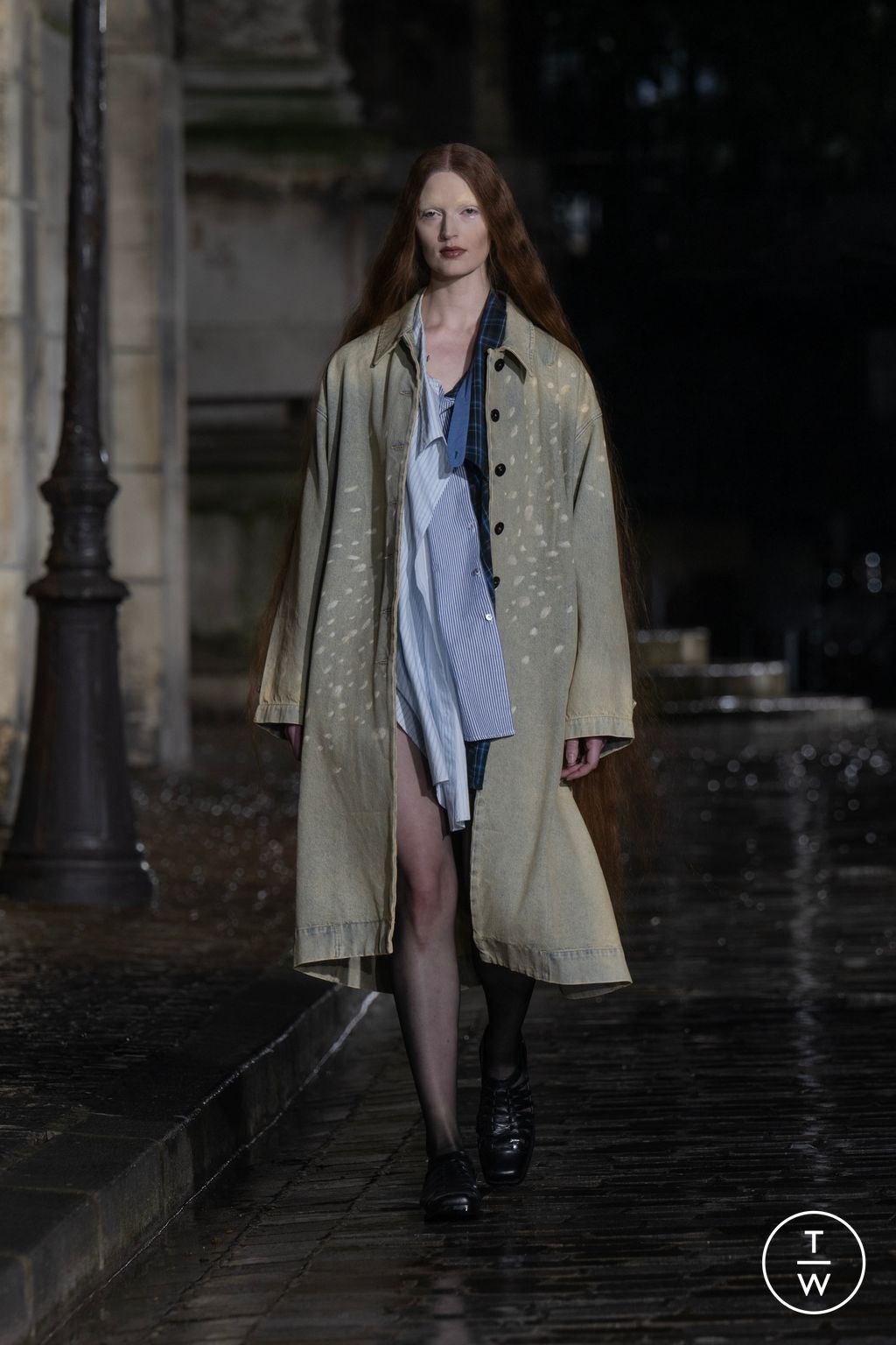 Fashion Week Paris Fall/Winter 2024 look 12 from the Lùchen collection womenswear
