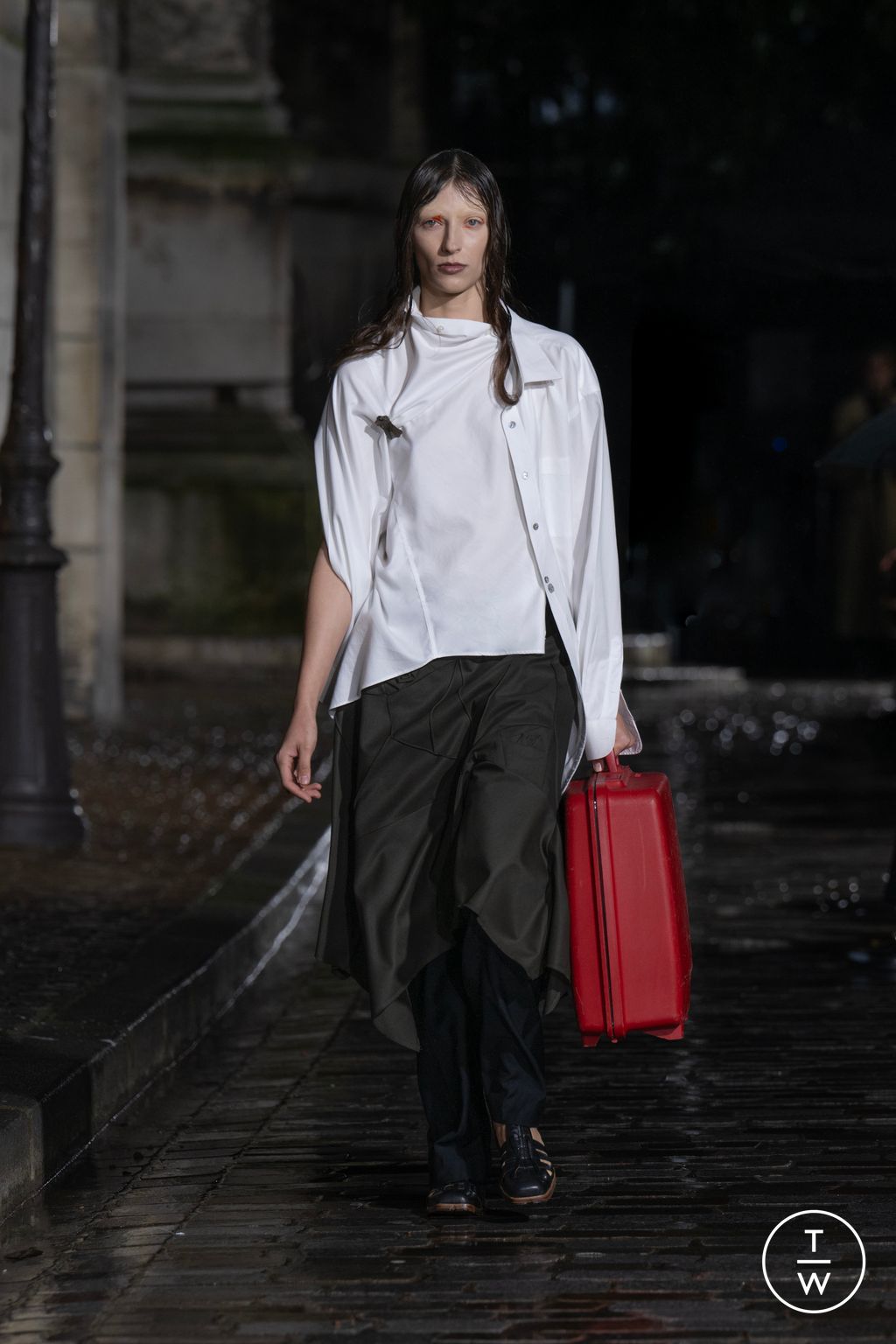 Fashion Week Paris Fall/Winter 2024 look 14 from the Lùchen collection 女装