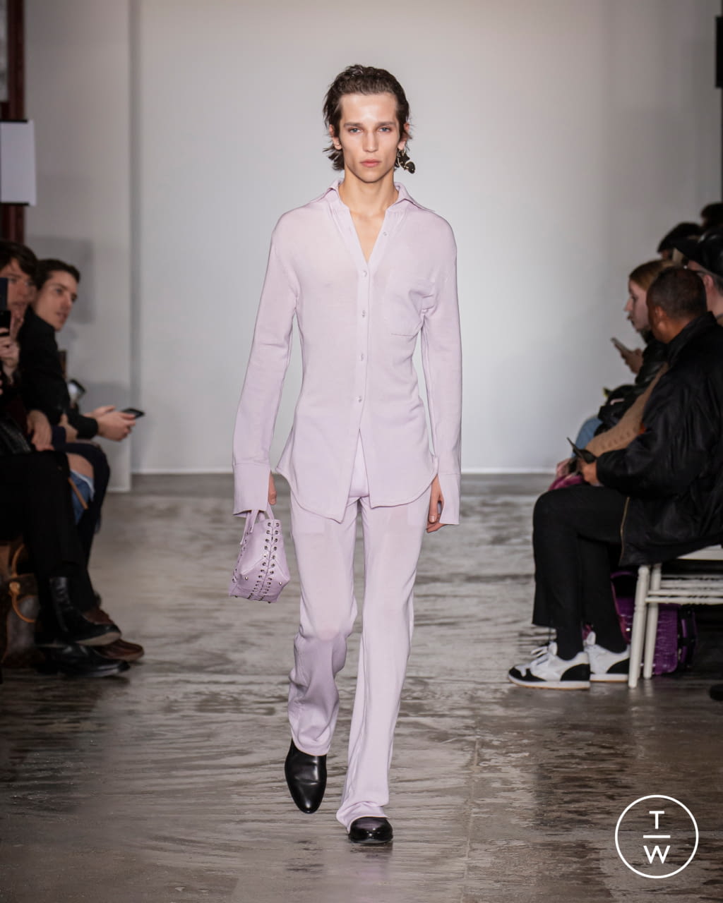 Fashion Week Paris Fall/Winter 2020 look 15 de la collection Ludovic de Saint Sernin menswear