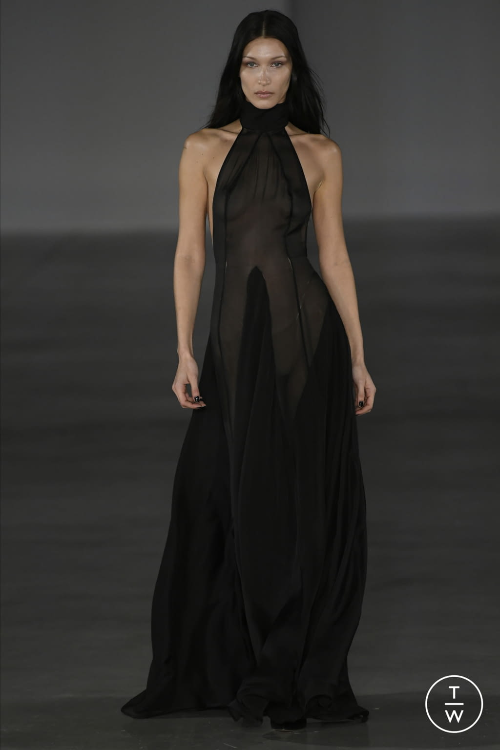Fashion Week Paris Fall/Winter 2022 look 34 de la collection Ludovic de Saint Sernin womenswear