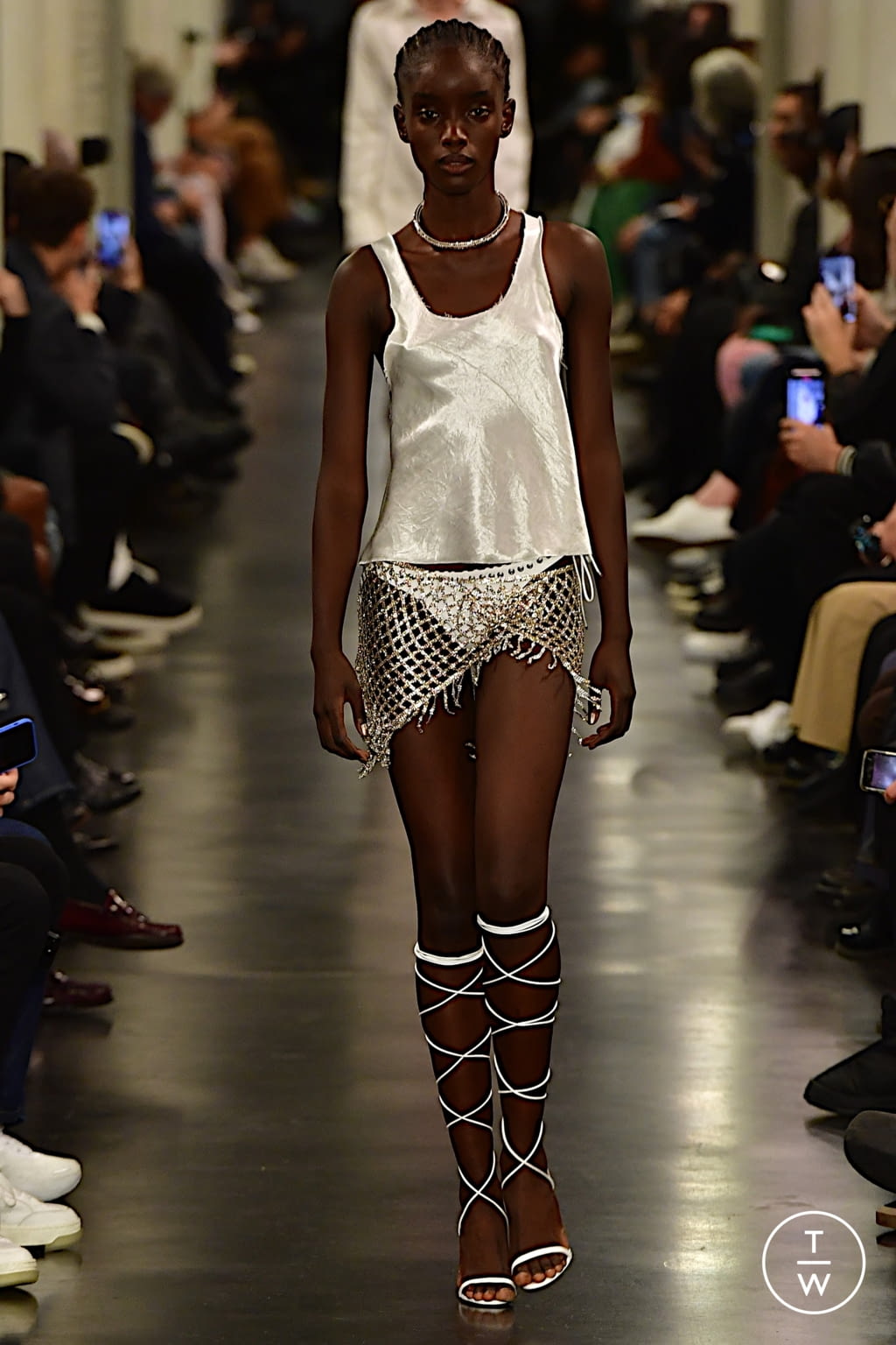 Fashion Week Paris Spring/Summer 2022 look 14 from the Ludovic de Saint Sernin collection 女装