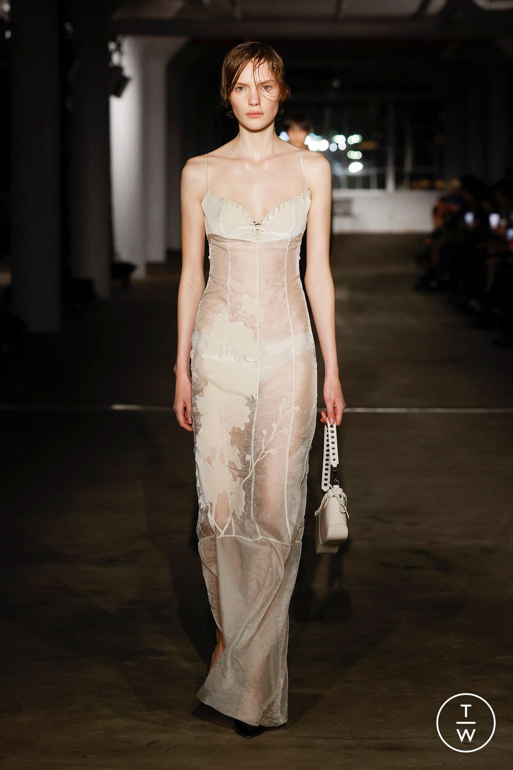 Fashion Week New York Fall/Winter 2024 look 8 de la collection Ludovic de Saint Sernin womenswear