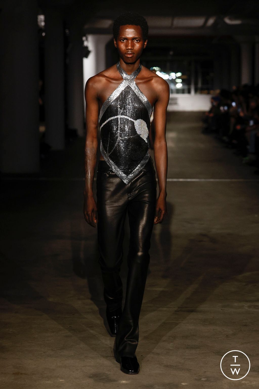 Fashion Week New York Fall/Winter 2024 look 12 de la collection Ludovic de Saint Sernin womenswear