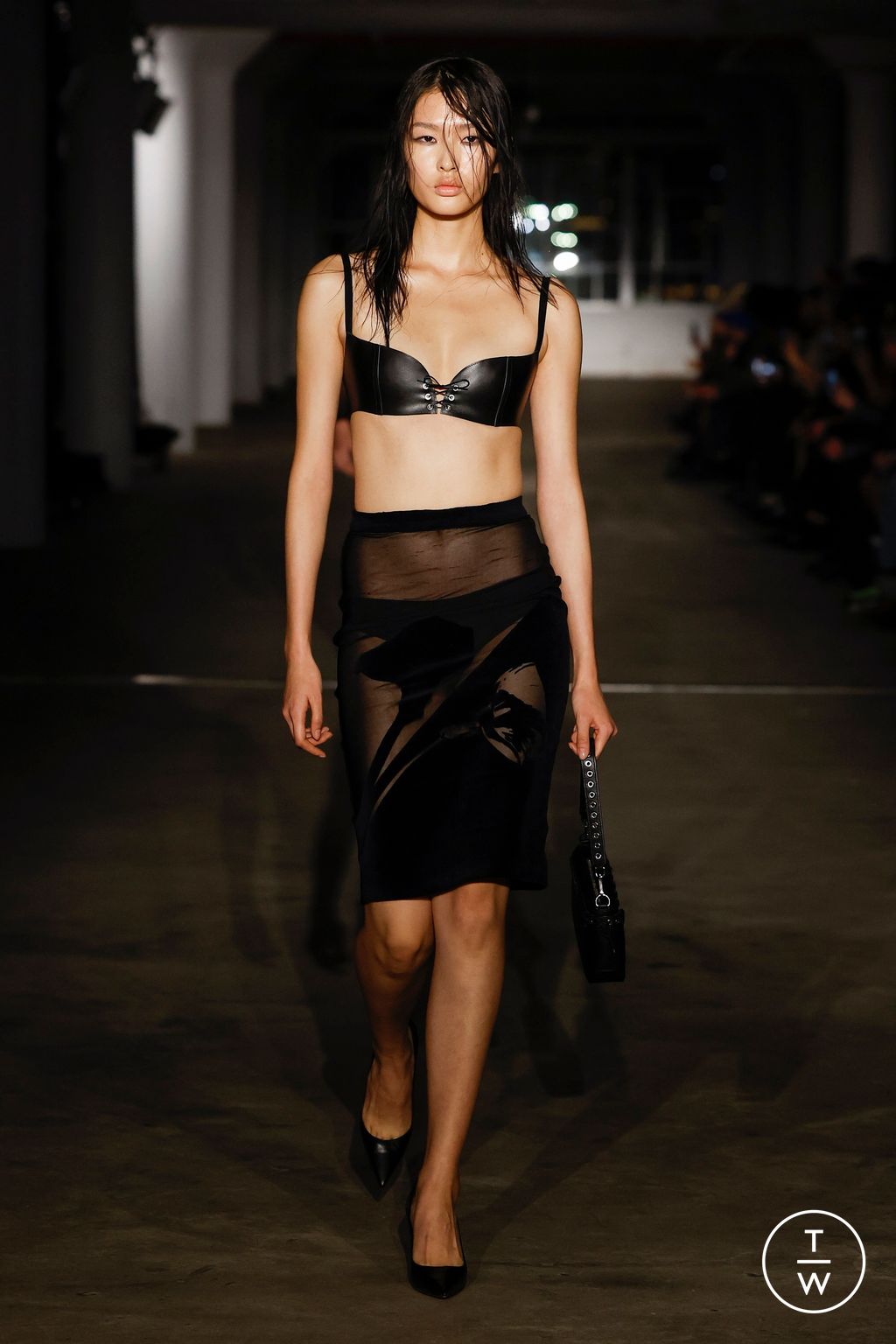 Fashion Week New York Fall/Winter 2024 look 14 de la collection Ludovic de Saint Sernin womenswear