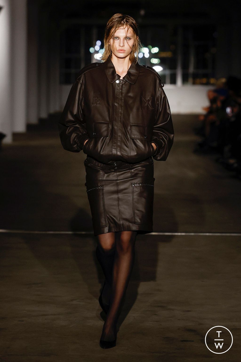 Fashion Week New York Fall/Winter 2024 look 21 from the Ludovic de Saint Sernin collection 女装