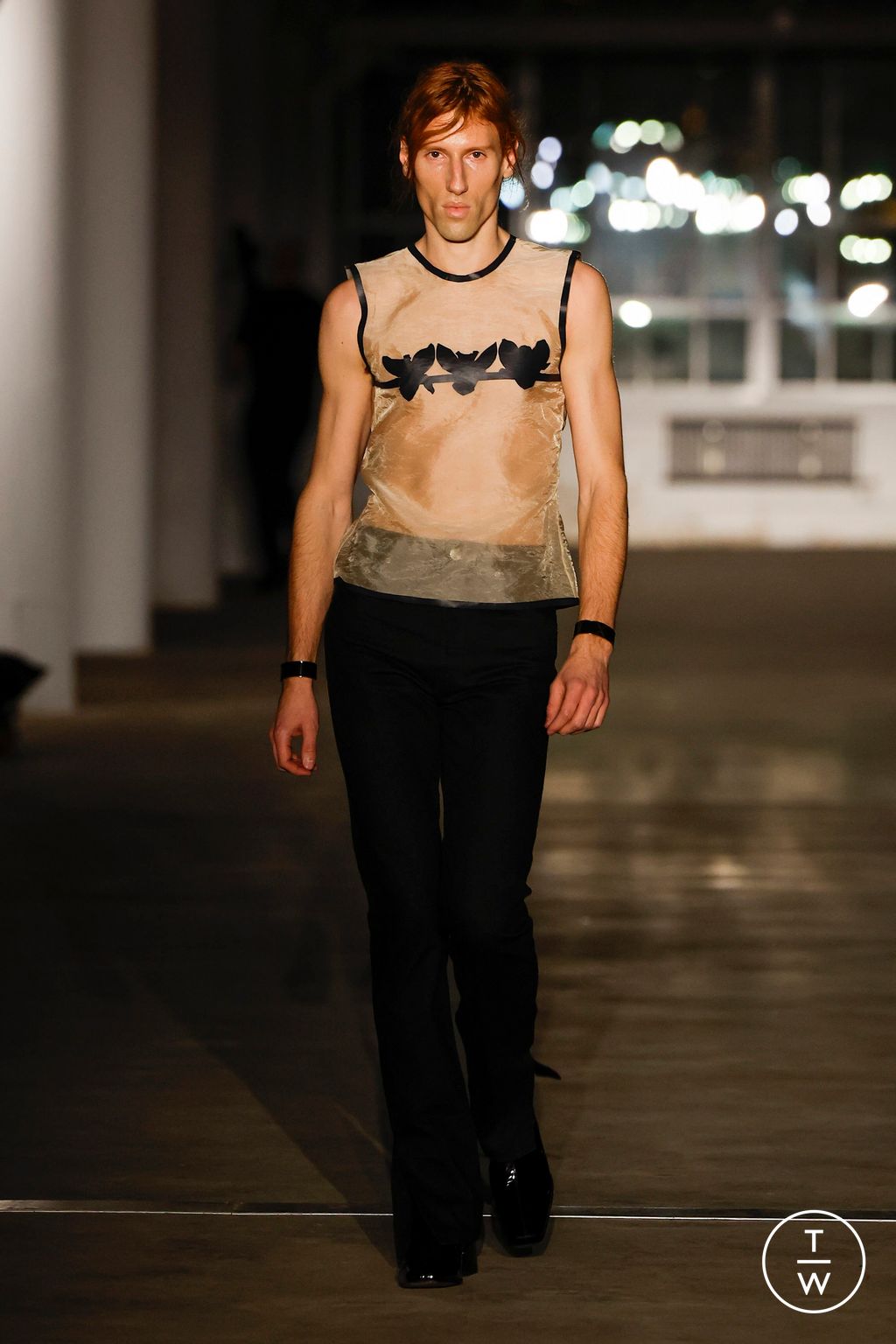 Fashion Week New York Fall/Winter 2024 look 38 de la collection Ludovic de Saint Sernin womenswear