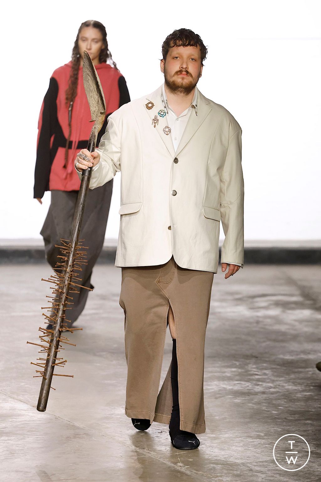 Fashion Week London Spring/Summer 2025 look 21 from the Lueder collection womenswear