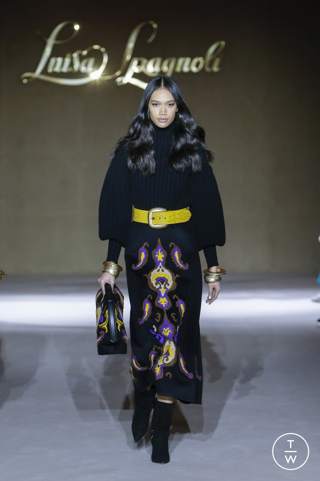 Fashion Week Milan Fall/Winter 2022 look 9 de la collection Luisa Spagnoli womenswear
