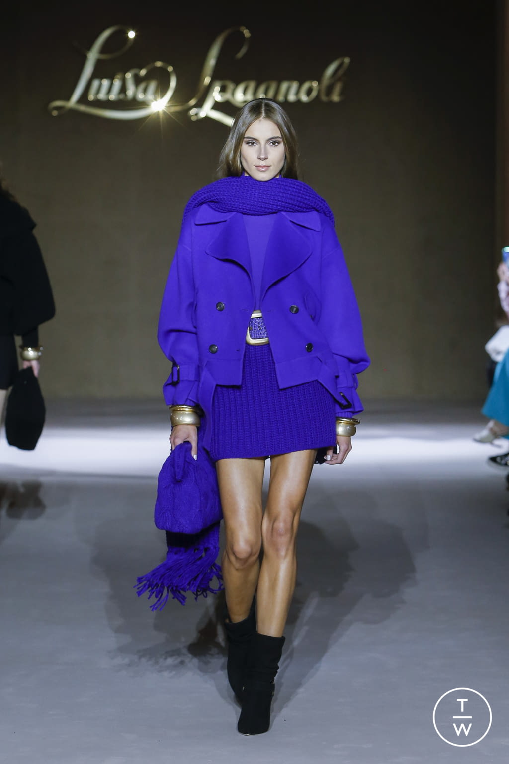 Fashion Week Milan Fall/Winter 2022 look 14 from the Luisa Spagnoli collection womenswear