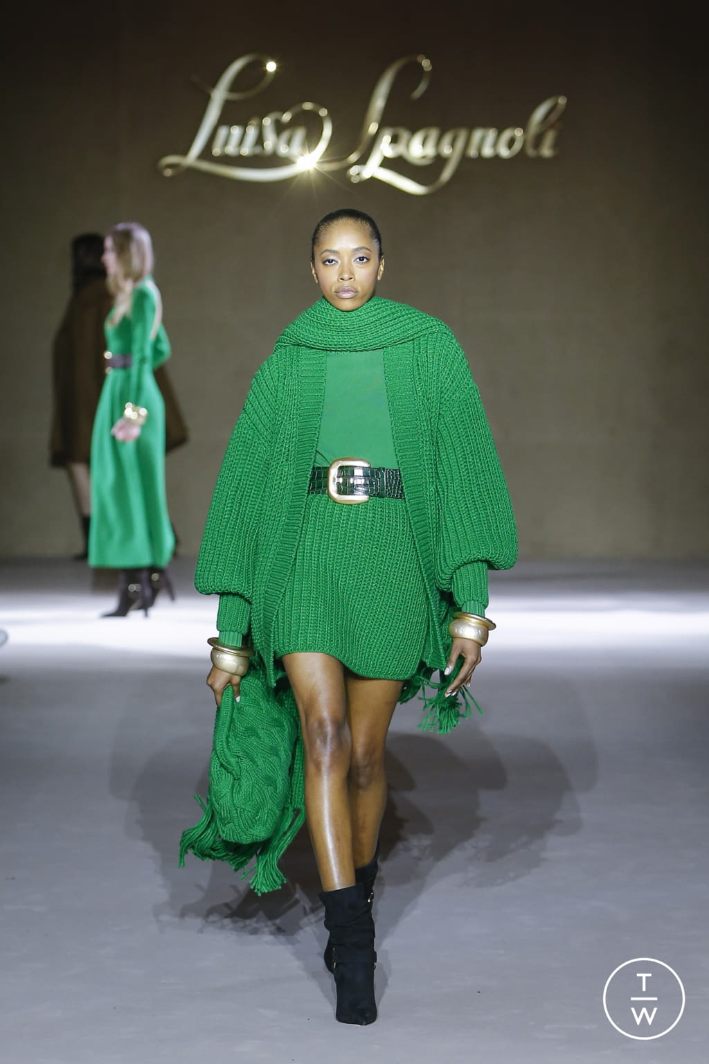 Fashion Week Milan Fall/Winter 2022 look 23 from the Luisa Spagnoli collection womenswear
