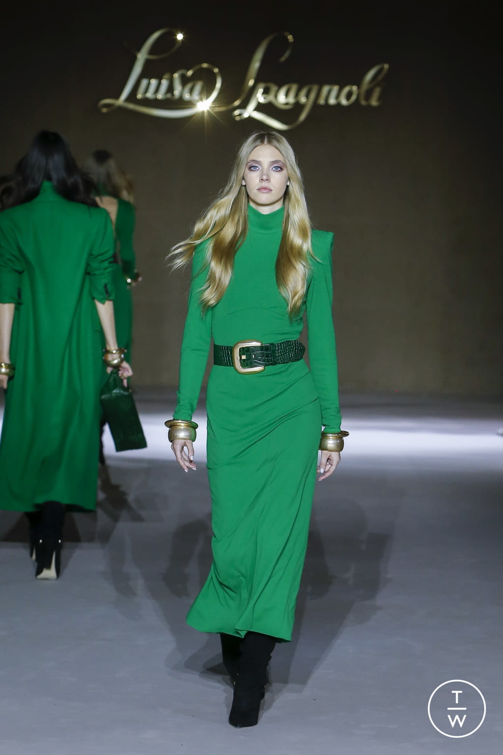 Fashion Week Milan Fall/Winter 2022 look 25 from the Luisa Spagnoli collection womenswear