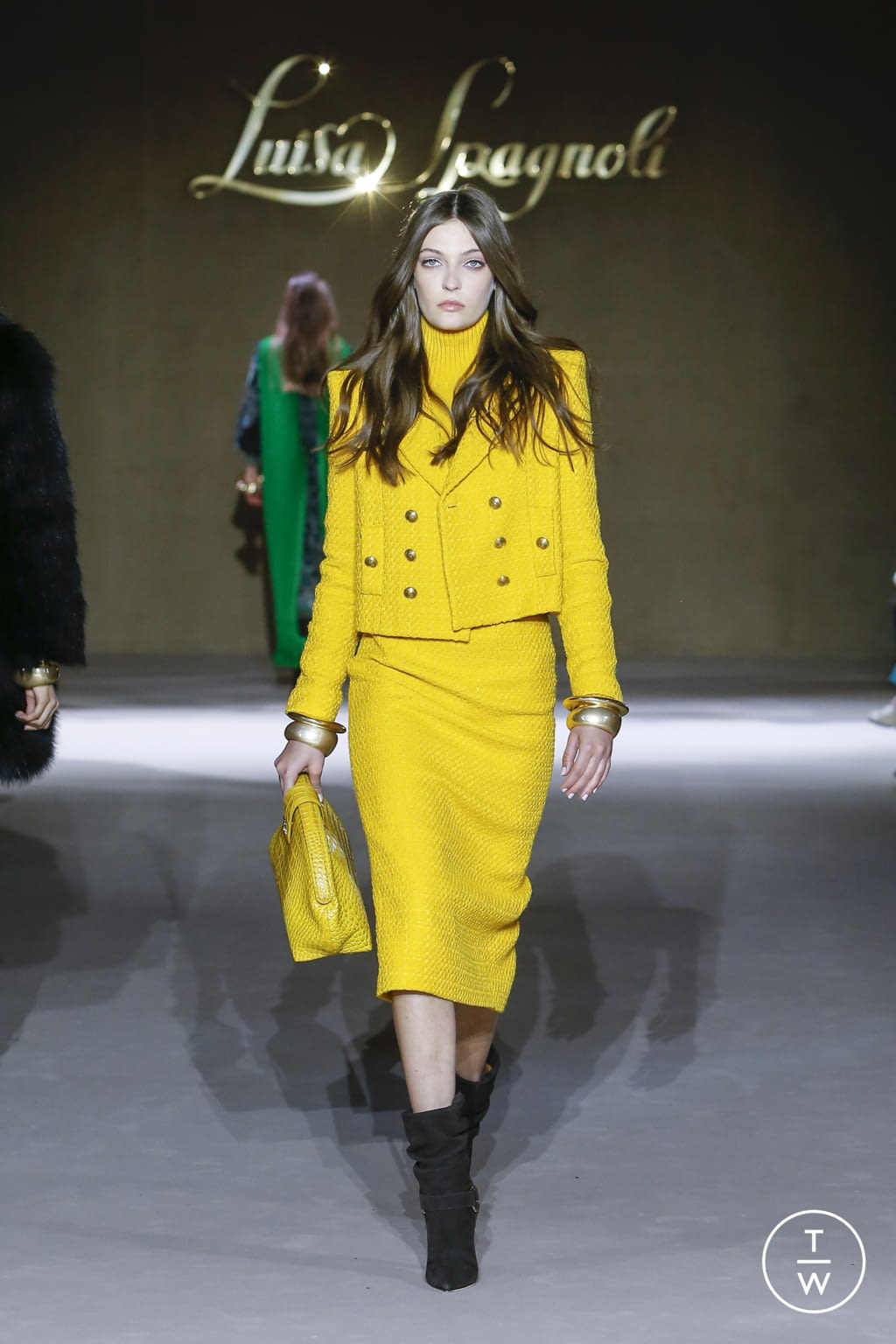 Fashion Week Milan Fall/Winter 2022 look 31 from the Luisa Spagnoli collection 女装
