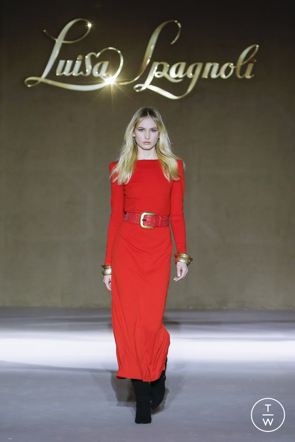 Fashion Week Milan Fall/Winter 2022 look 45 from the Luisa Spagnoli collection womenswear