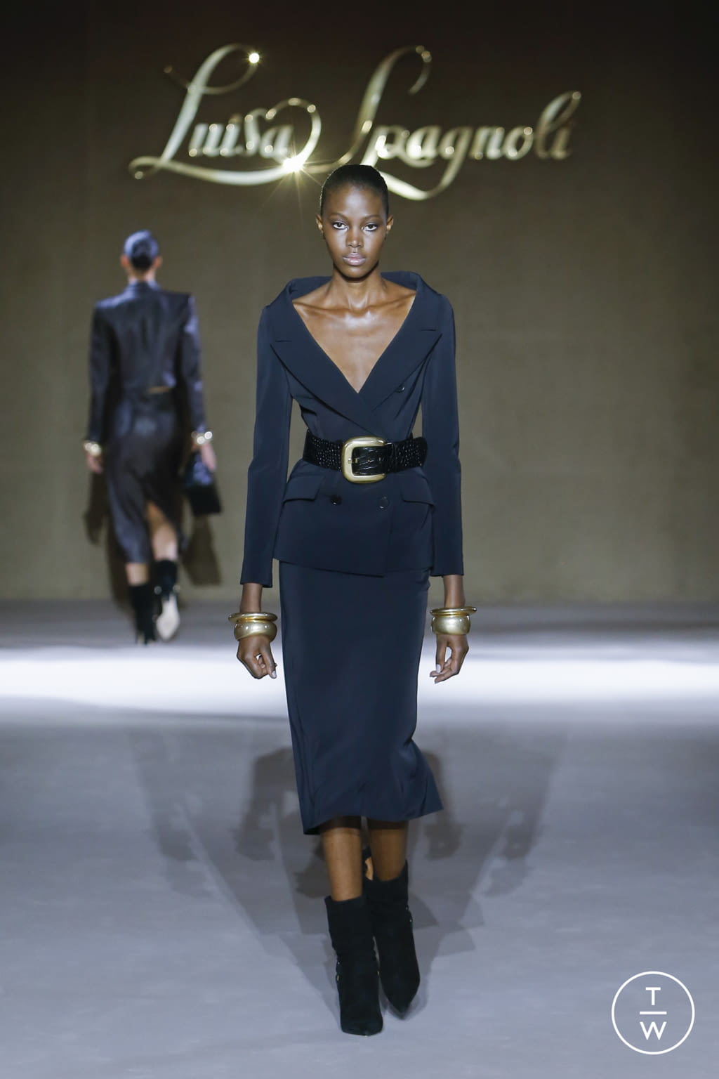 Fashion Week Milan Fall/Winter 2022 look 7 from the Luisa Spagnoli collection womenswear